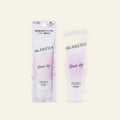 Anessa Tone Up Brightening UV Sunscreen SPF 50+ on a warm ivory background