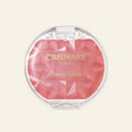 CANMAKE Cream Cheek (Pearl Type) P01 Peach Dazzle 3.9g on a warm ivory background