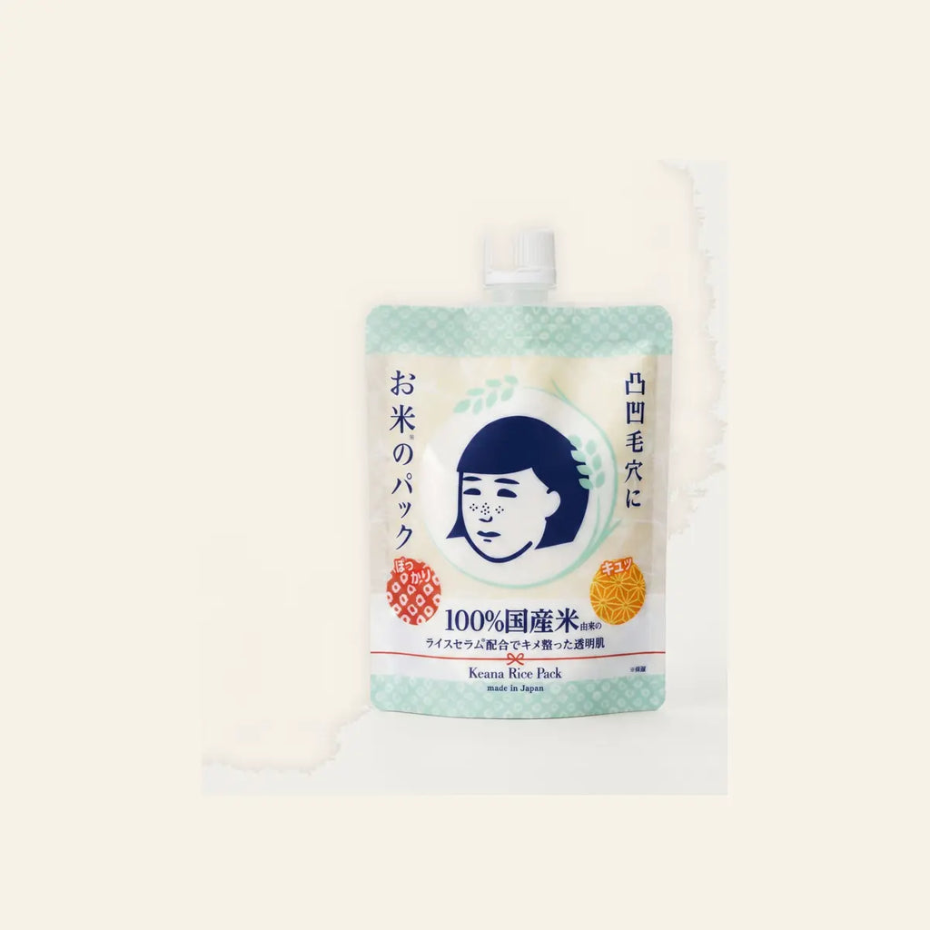 Keana Nadeshiko Rice Face Pack 170g on a warm ivory background